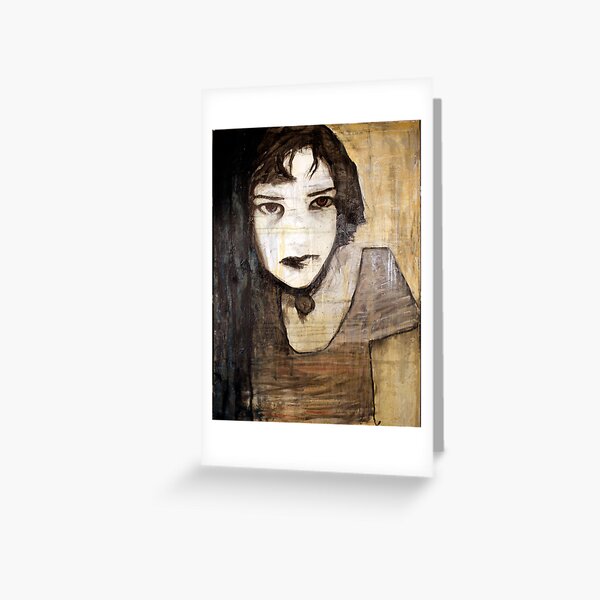 portrait of the assassin Greeting Card