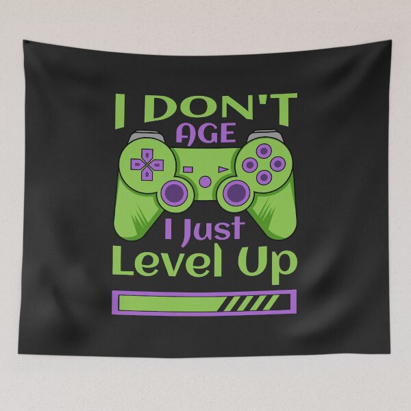 Item preview, Gamer birthday gift / I dont age I just level up  designed and sold by portrait4you.
