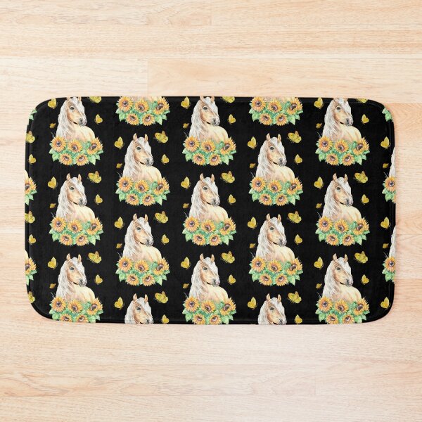 Item preview, Horse Sunflowers Watercolor Funny Anima l Lovers Horses designed and sold by Kevins16.