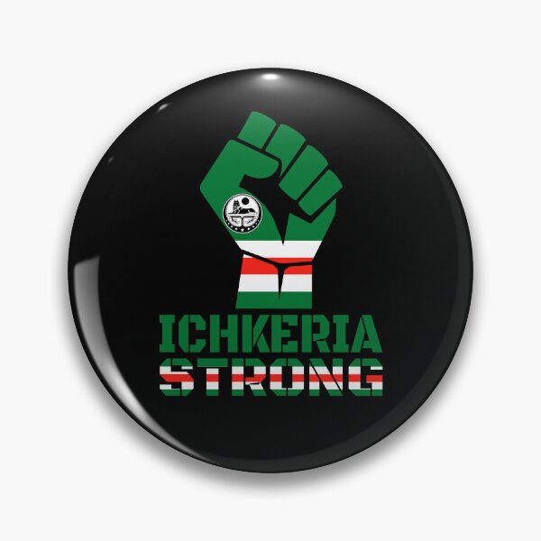 Item preview, ICHKERIA STRONG - ICHKERIA FLAG designed and sold by TravelHappiness.