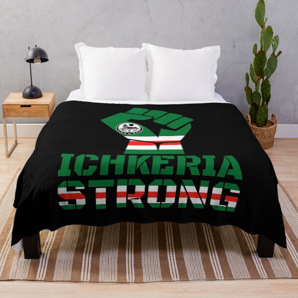 Item preview, ICHKERIA STRONG - ICHKERIA FLAG designed and sold by TravelHappiness.