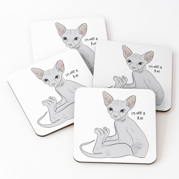 Item preview, I'm not a rat -  Sphinx cat designed and sold by emmidd.