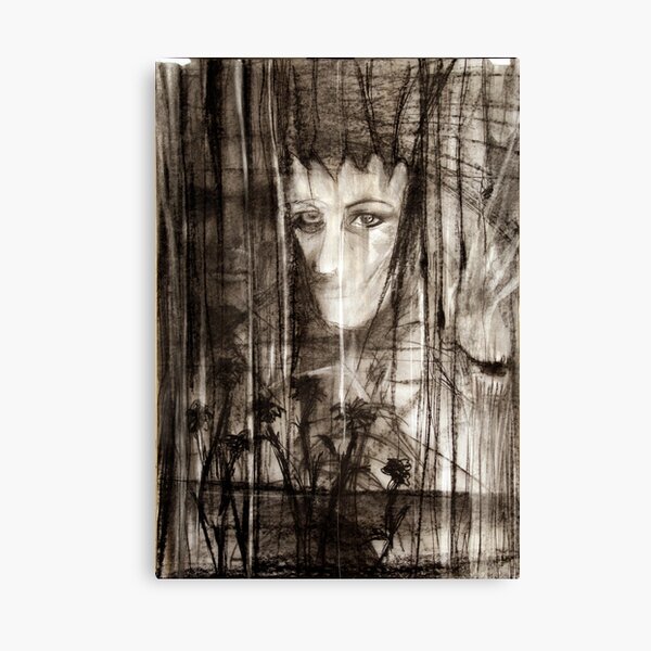 portrait of Lydia and friend Canvas Print