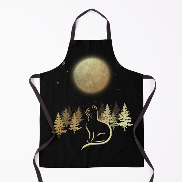 Item preview, Wilderness cat stargazing designed and sold by TipTopTapo.