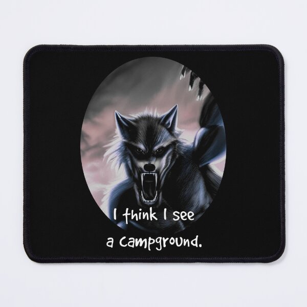Item preview, Halloween Campground Werewolf designed and sold by HalloweenThings.