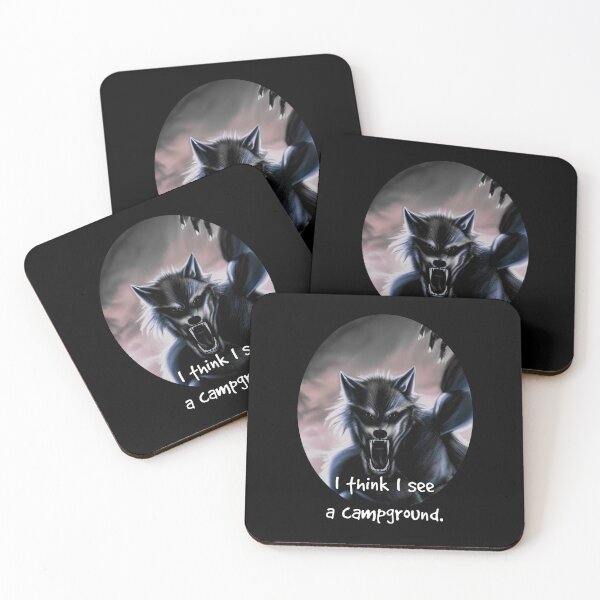 Item preview, Halloween Campground Werewolf designed and sold by HalloweenThings.
