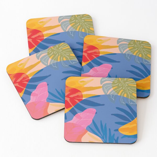 Item preview, abstract olive tree scandi colours tropical leaves designed and sold by LLCRG.