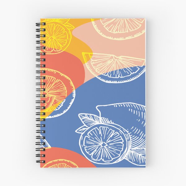 Item preview, abstract colourful scandi lemon print designed and sold by LLCRG.