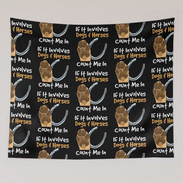 Item preview, Horseback Riding Design For Equestrian  If It Involves Dogs designed and sold by Kevins16.