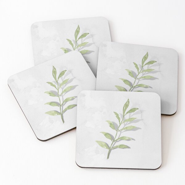 Item preview, Watercolor Leave Branch designed and sold by Beneficial Art.
