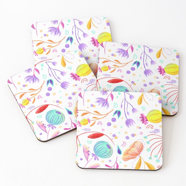 Item preview, Fluorescent Floral designed and sold by Megs Higgins.