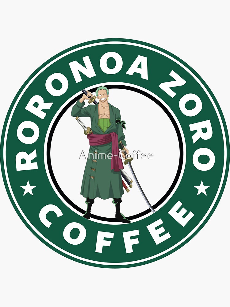 Roronoa Zoro Katanas Kawaii One Piece Weatherproof Anime Sticker 6