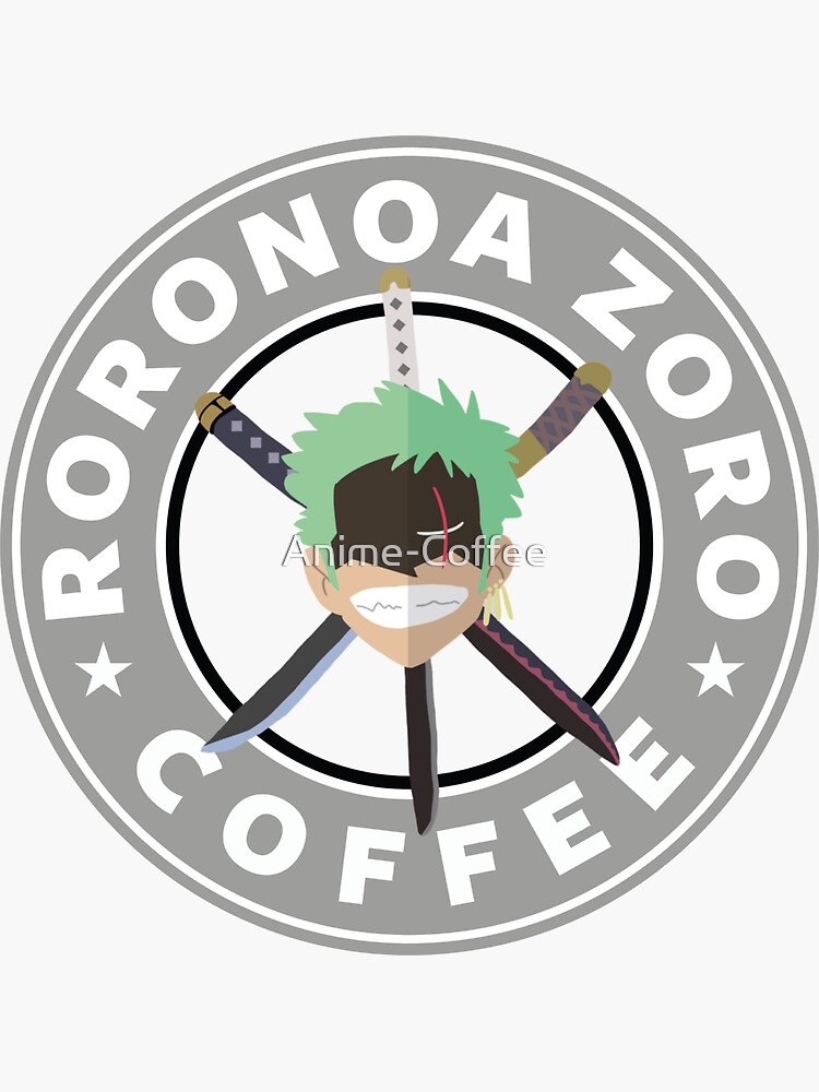 Roronoa Zoro Katanas Kawaii One Piece Weatherproof Anime Sticker 6