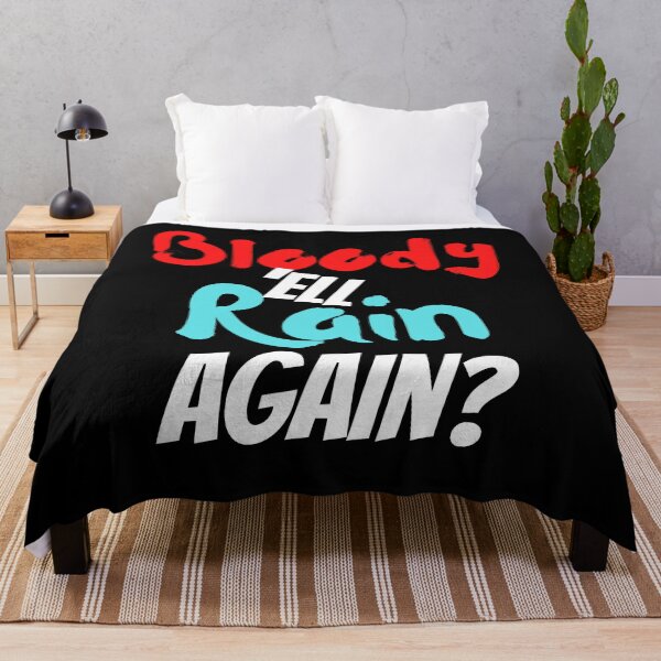 Item preview, Bloody 'ell, rain again? designed and sold by 2Cheesy4U.
