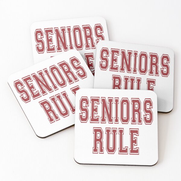 Item preview, SENIORS RULE Red designed and sold by BassHeadMomma.