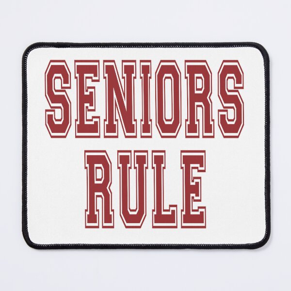 Item preview, SENIORS RULE Red designed and sold by BassHeadMomma.