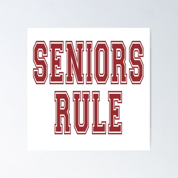 Item preview, SENIORS RULE Red designed and sold by StephanieBrock.