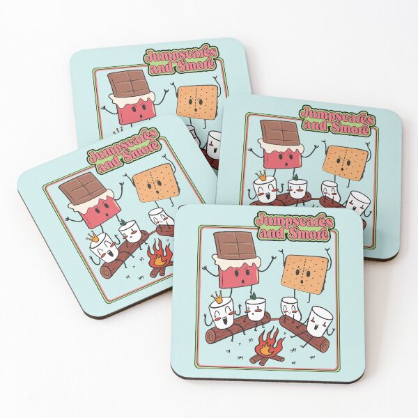 Item preview, Retro S'mores Funny Campfire Marshmallows Cartoon designed and sold by MrEddie10.