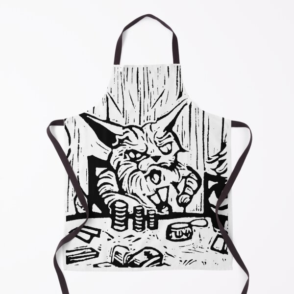 Item preview, Grumpy Poker Cat designed and sold by DimensionalPit.