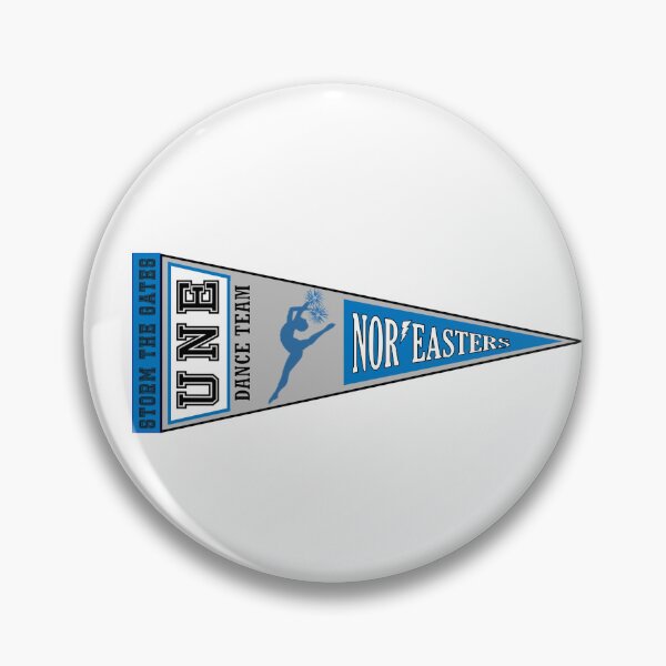 Item preview, UNE Dance Team Pennant (Grey & Blue) designed and sold by baileyboo2000.