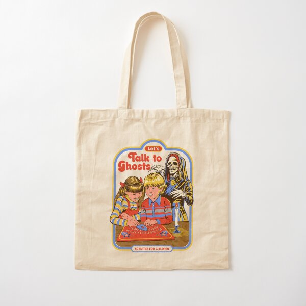 Let's Talk to Ghosts Cotton Tote Bag
