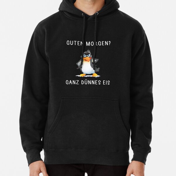 Morgenmuffel Sweatshirt - Guten Morgen? Dünnes Eis!