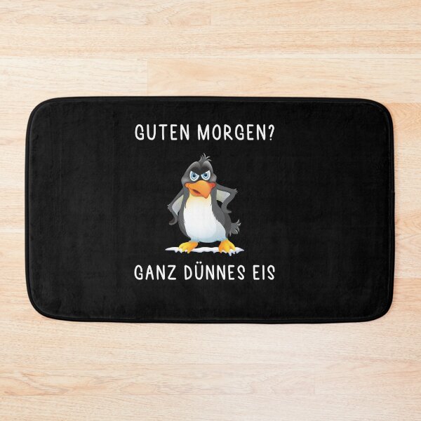 Item preview, Guten Morgen? Ganz Dünnes Eis - Lustiger Spruch Pinguin designed and sold by Lenny Stahl.