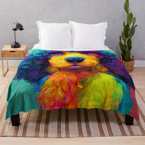 Item preview, Colorful Poodle Dog designed and sold by shokA Design.