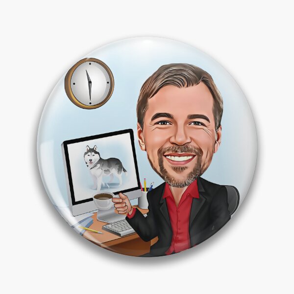 Item preview, Custom Company Staff Portrait, Business Office Cartoon Caricature, Father’s Day Cartoon Gift designed and sold by Jpeg Cartoon.