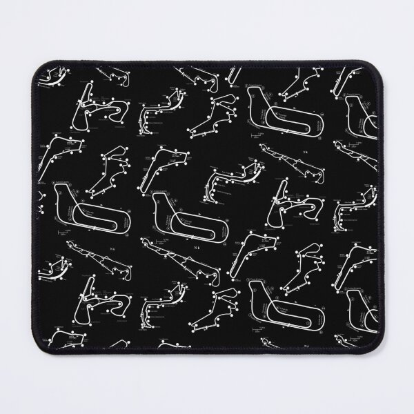 Item preview, F1 race tracks stencil drawing white  designed and sold by Nishad4.