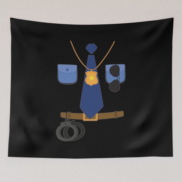 Item preview, Policeman Costume Police Gift Cop Police Officer Police designed and sold by Lenny Stahl.