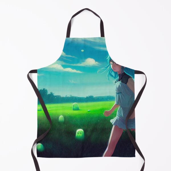 Item preview, Girl Running Through a Slime Field designed and sold by TheFoxyWolfShop.