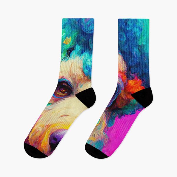 Item preview, Colorful Poodle Dog designed and sold by shokA Design.