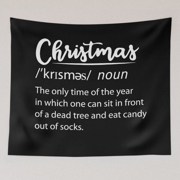 Item preview, Christmas Funny Dictionary Definition designed and sold by TravelScientist.