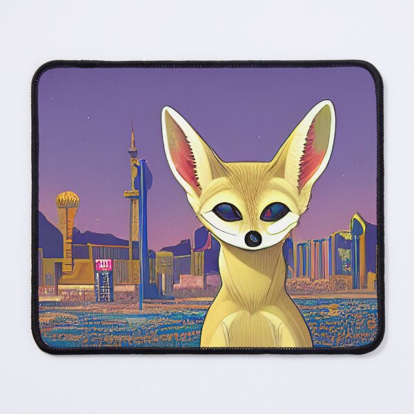Item preview, Fennec Fox on an Alien Planet designed and sold by PlacidHinds.