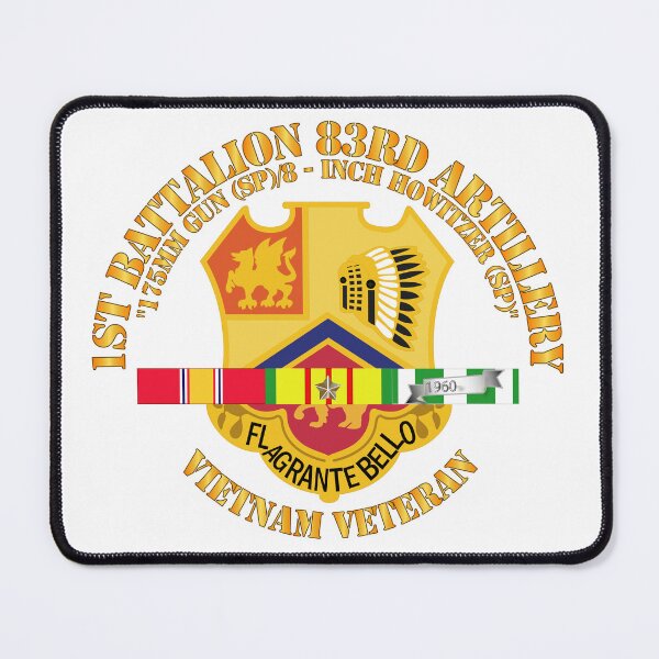 Item preview, Army - 1st Bn 83rd Artillery - Vietnam Veteran w SVC designed and sold by Military Insignia Products.