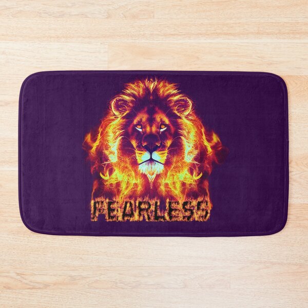 Item preview, Fearless Flaming Lion Design designed and sold by ThePurpleMelon.