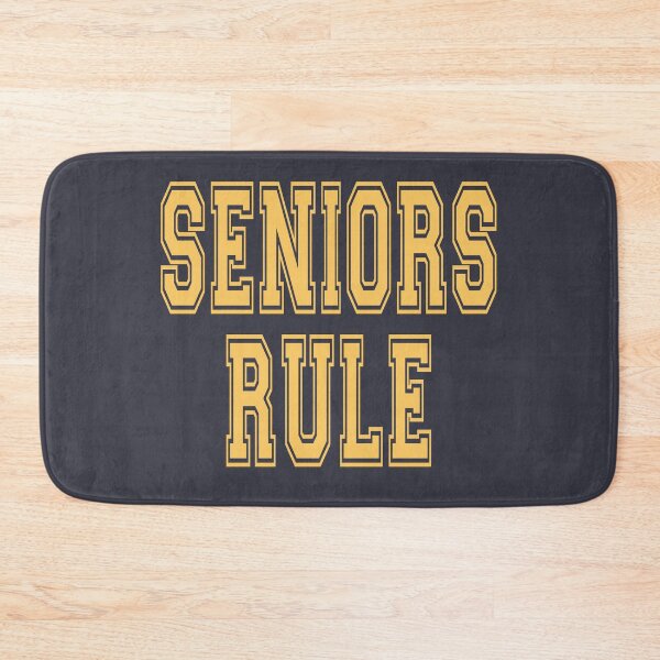Item preview, SENIORS RULE Yellow designed and sold by BassHeadMomma.