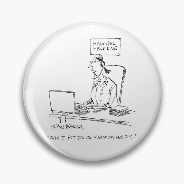 Item preview, Maximum Hold cartoon designed and sold by IanBakerToons.