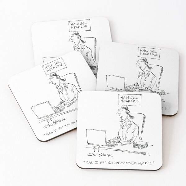 Item preview, Maximum Hold cartoon designed and sold by IanBakerToons.