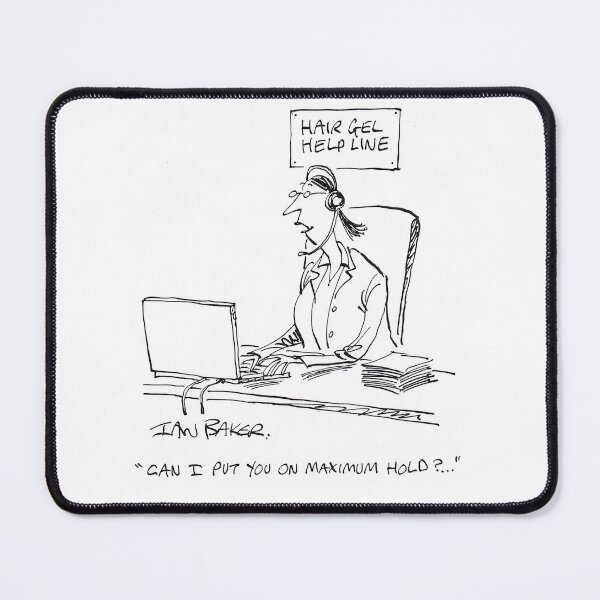 Item preview, Maximum Hold cartoon designed and sold by IanBakerToons.
