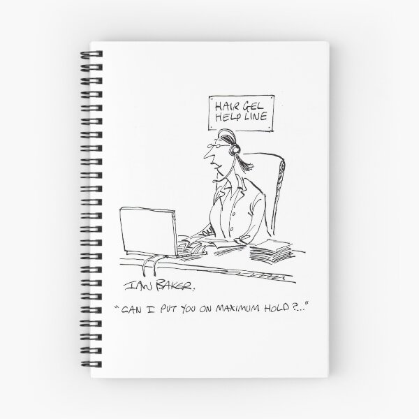 Item preview, Maximum Hold cartoon designed and sold by IanBakerToons.