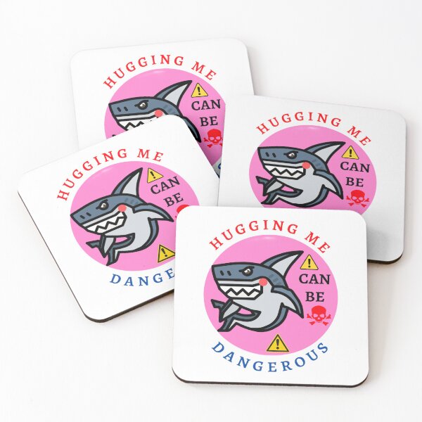 Item preview, shark hugging me can be dangerous designed and sold by Trucker10.