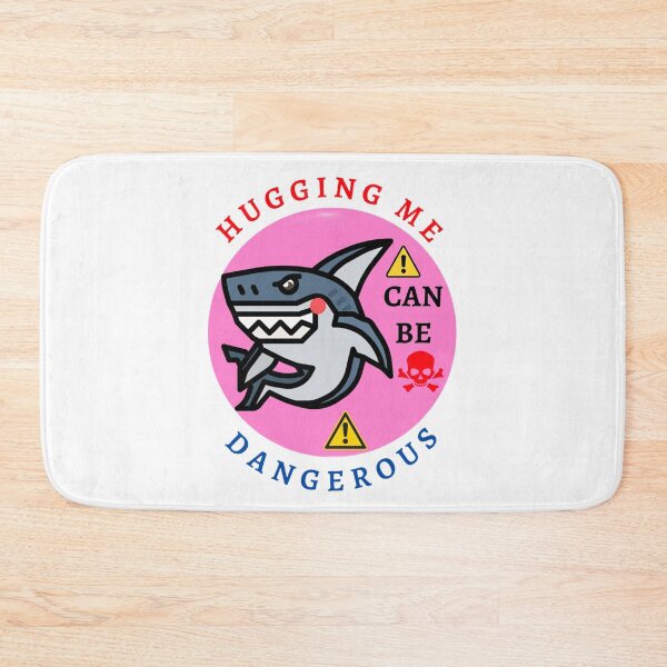 Item preview, shark hugging me can be dangerous designed and sold by Trucker10.