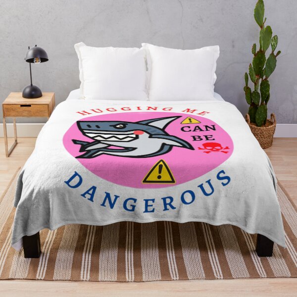 Item preview, shark hugging me can be dangerous designed and sold by Trucker10.