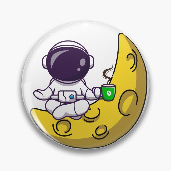 Artikelvorschau, Astronaut sitzt auf dem Mond entworfen und verkauft von BS Design.