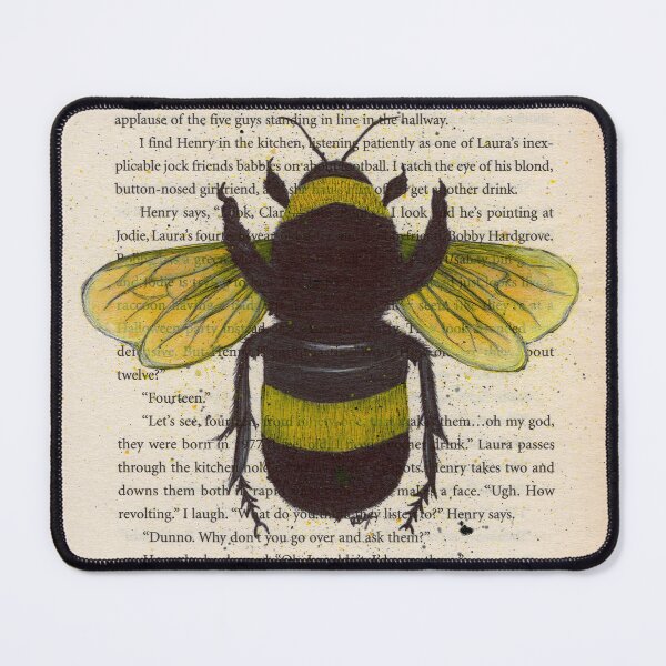 Item preview, Bumble Bee Illustration / Painting, Vintage Book Page Print, Insect Illustration  designed and sold by R Bex.