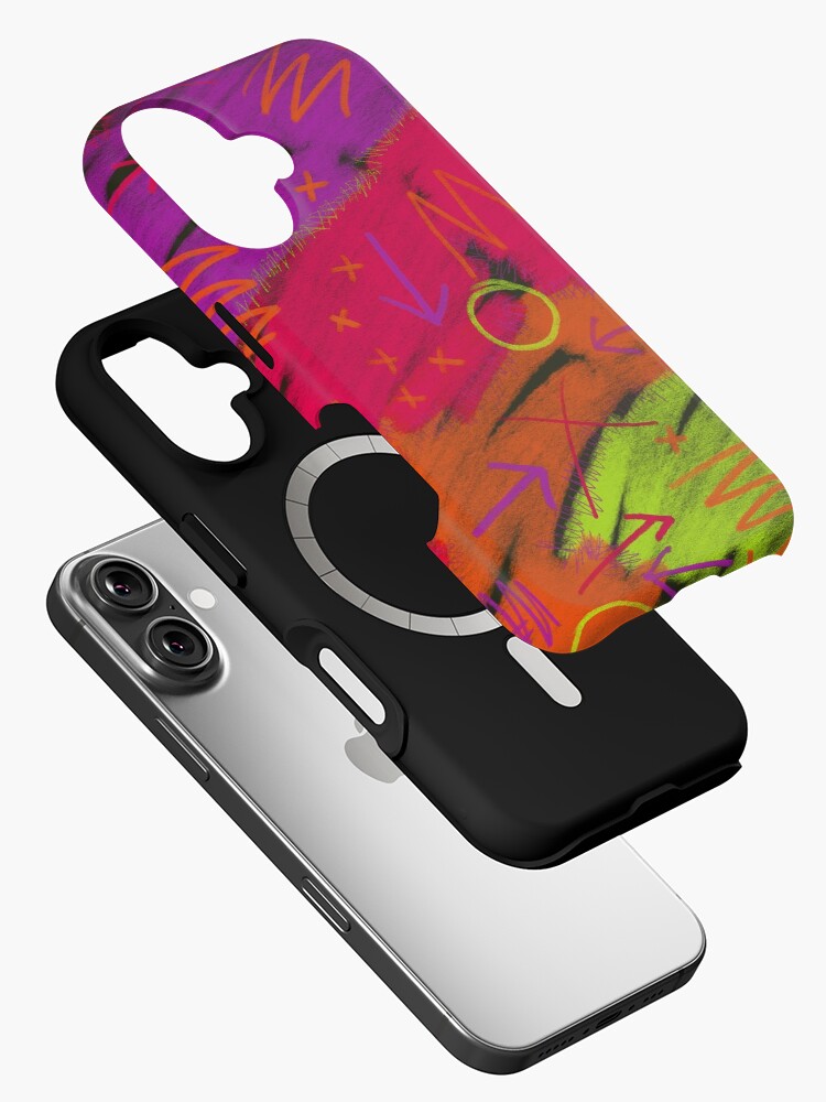 Thumbnail 2 of 4, iPhone Case, 80s infused with pizzazz designed and sold by LilyBurgess.
