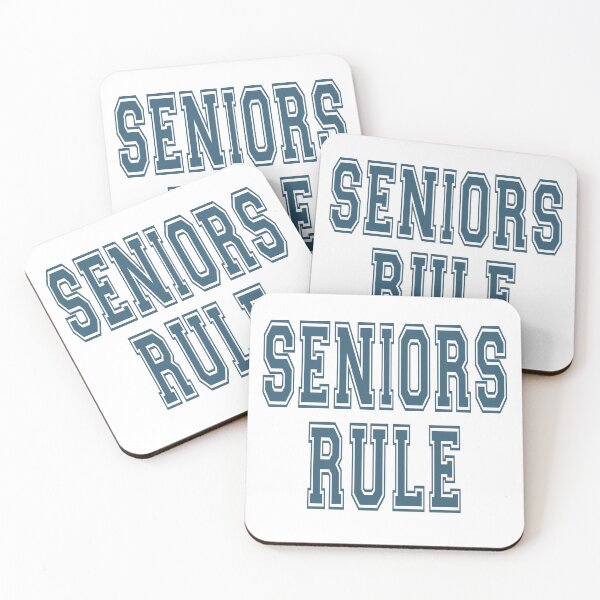 Item preview, SENIORS RULE Blue designed and sold by BassHeadMomma.