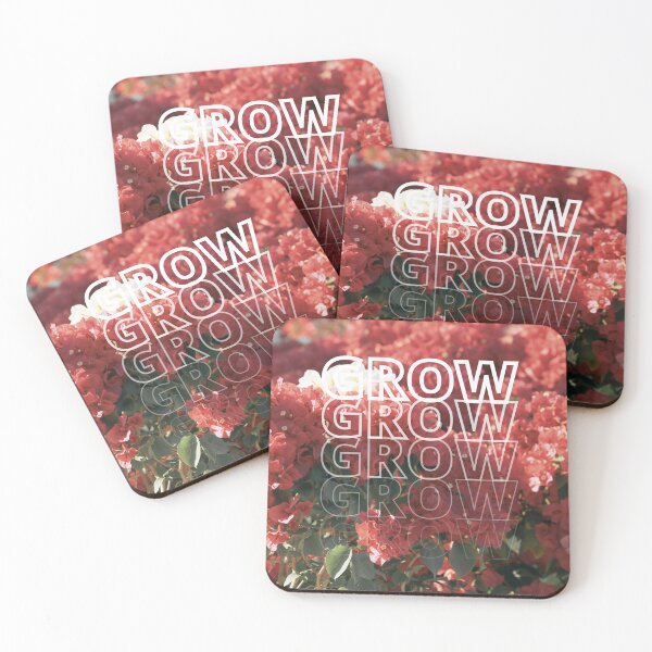 Item preview, GROW (above) - Vintage Red Flowers designed and sold by AliceSLee.